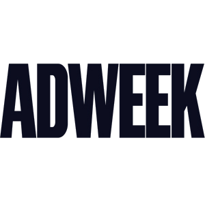 The image shows the logo for Adweek, with the word "ADWEEK" written in bold, black, uppercase letters against a white background.